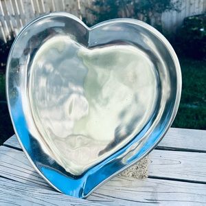 Silver Metal Heart Rintel Collection by Towle